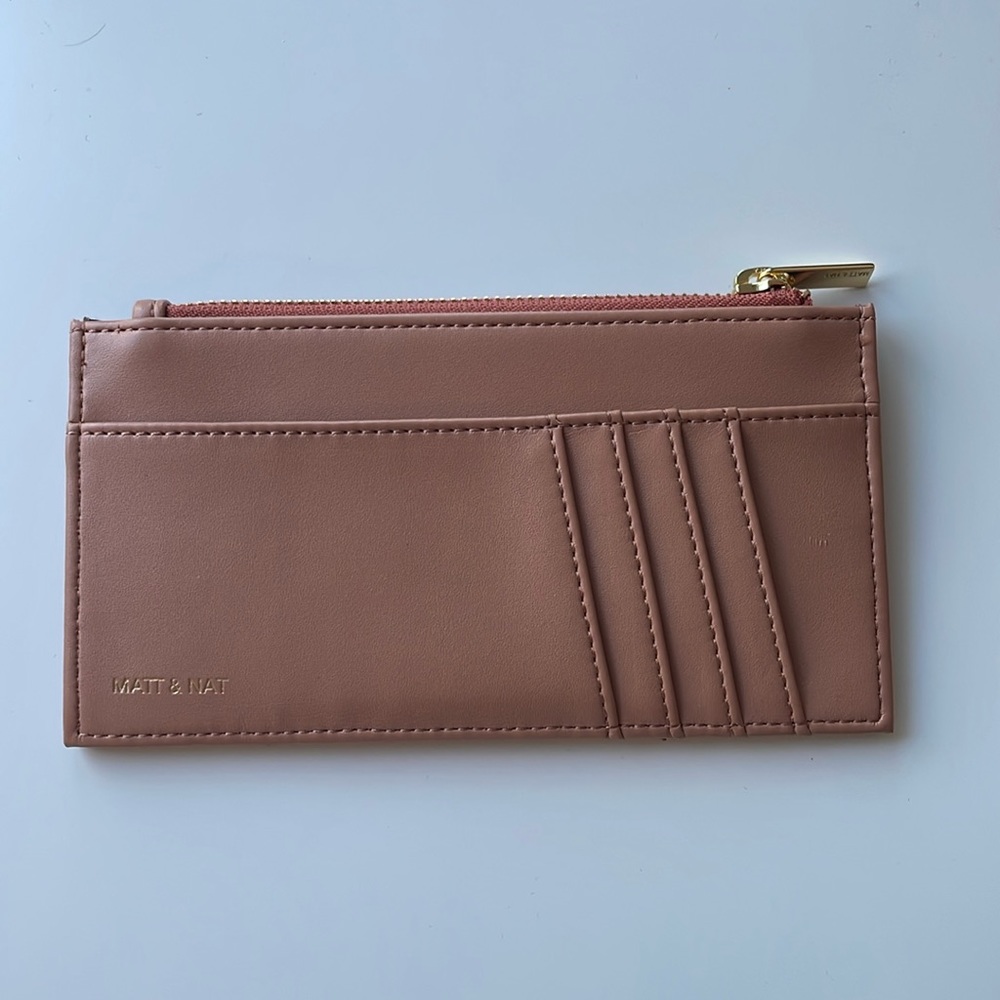 Matt & Nat Wallet with Zipper • Fondant